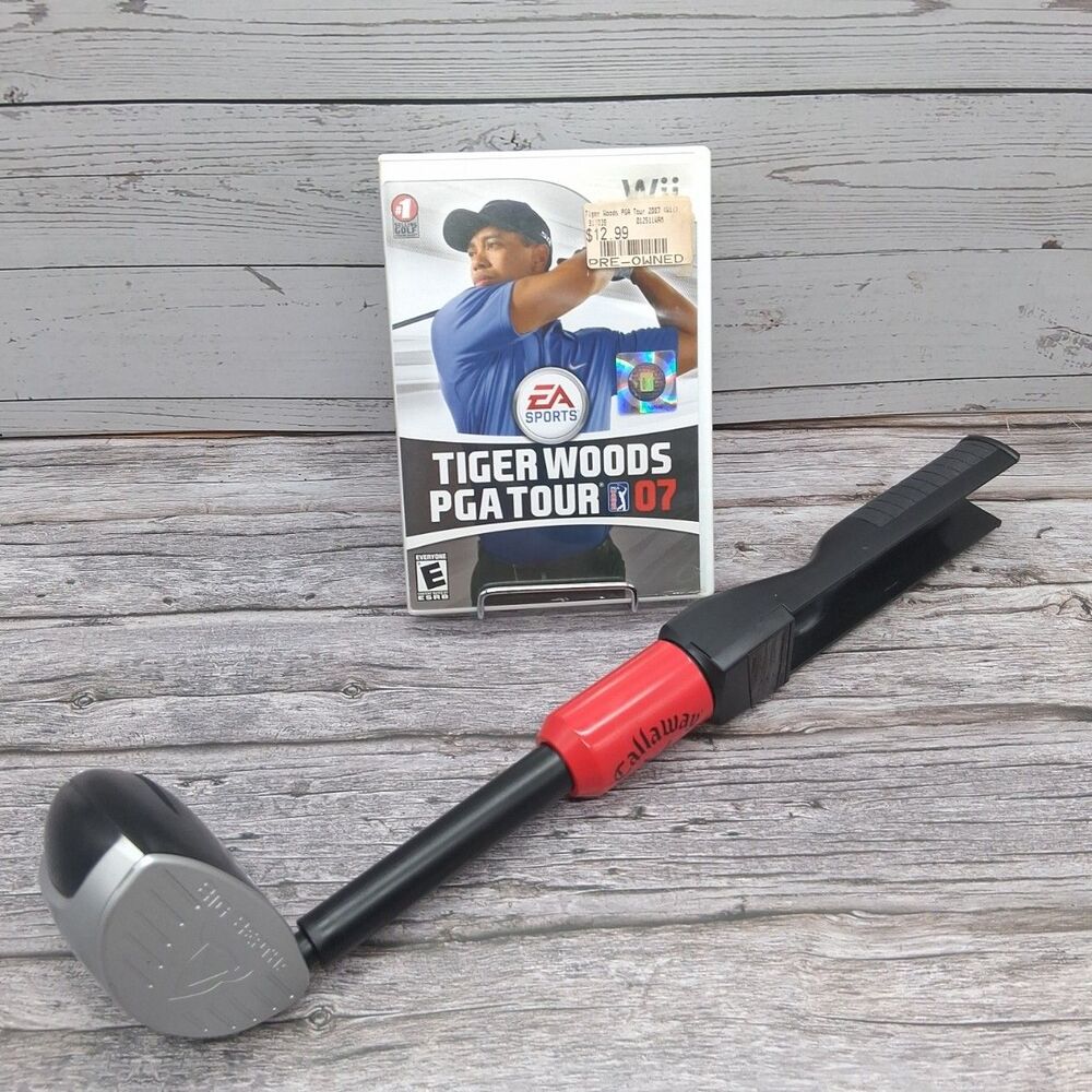 Callaway Big Bertha Golf Club Wii Remote Accessory & Tiger Woods PGA Tour 07
